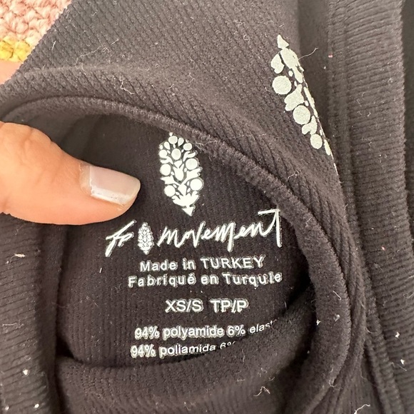 cropped high neck free people tank - Picture 3 of 5